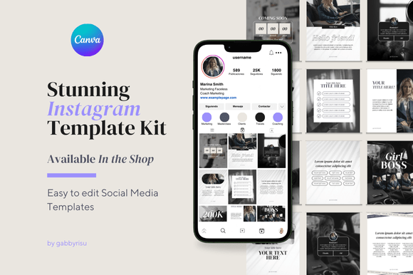 Download Stunning Instagram Template Kit - Template kit Collection