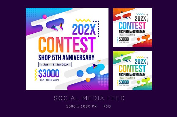 Download Multipurpose Social Media Feed - Social media feed Collection