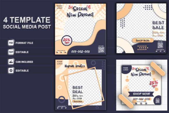 Download Set Social Media Post Promotion Sale Ads - Promotion Collection