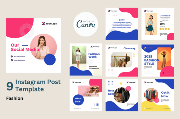 Download Social Media Feed for Fashion - Social media feed Collection