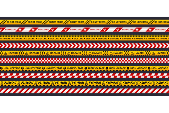 Download Attention Ribbons. Secure Tape Seamless - Premium Bundle