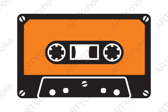 Download Audio Cassette Tape. SVG File for Cricut - Tape Collection