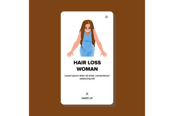 Download Hair Loss Woman Vector - Premium Bundle